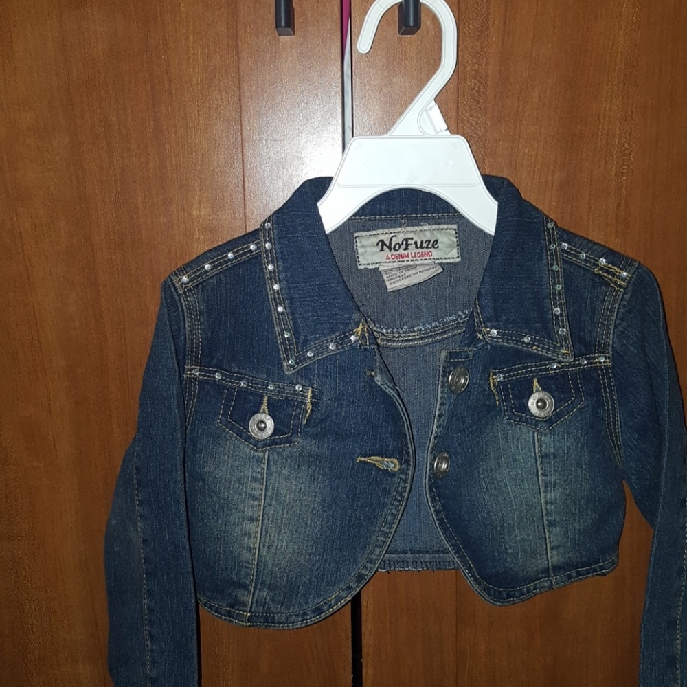 Girls Bolero Denim Jacket size